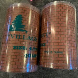 NEW 12” Christmas Village Cobblestone Street TWO Rolls